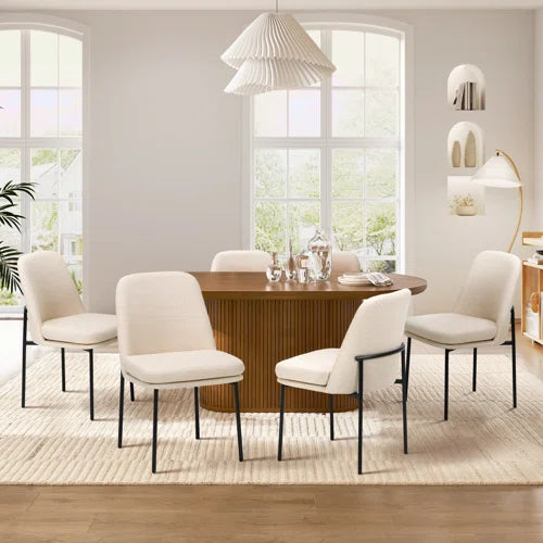 Fabric Upholstered Parsons Side Chair Dining Chair