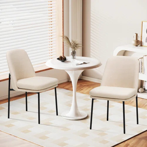 Fabric Upholstered Parsons Side Chair Dining Chair