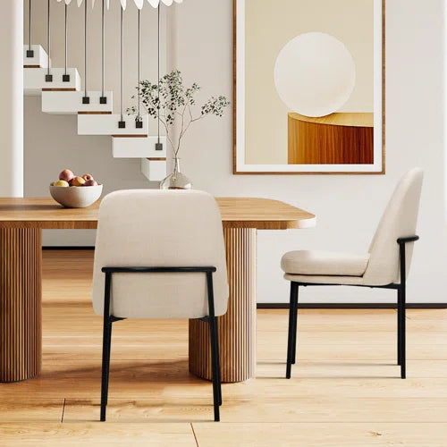 Fabric Upholstered Parsons Side Chair Dining Chair