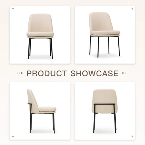 Fabric Upholstered Parsons Side Chair Dining Chair